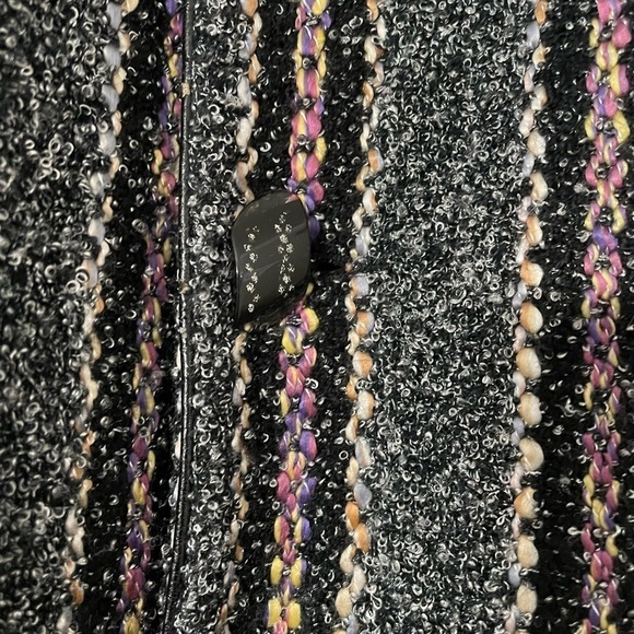 Spring Tide Fashion Co. women’s Vintage Tweed striped wool blend Blazer (L-XL) - Picture 4 of 9